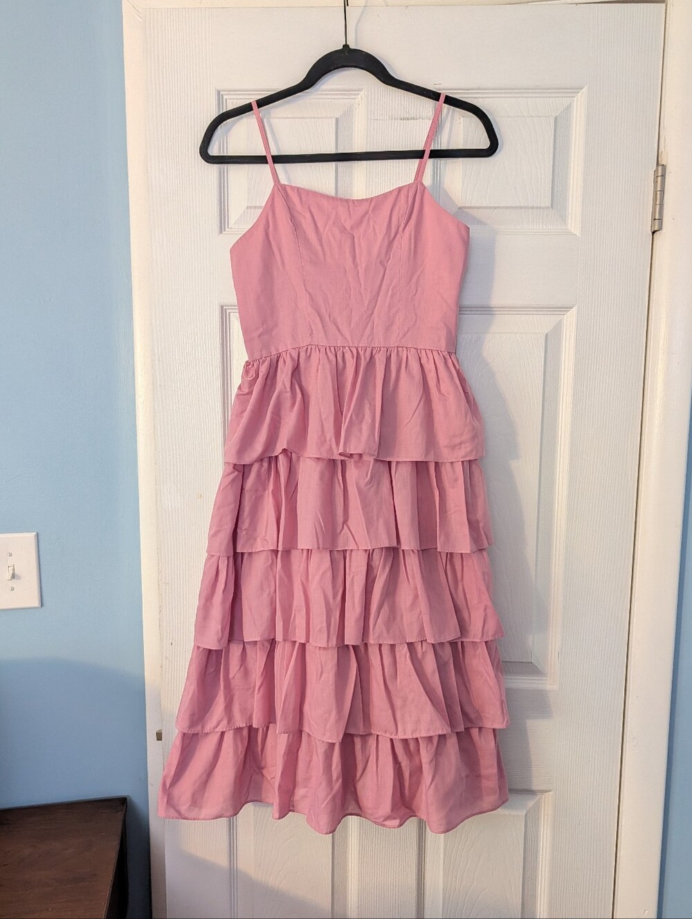 Vintage Pink Tiered Cupcake Dress